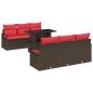 Preview: Gartensofa-set 7 stk. Braun Poly Rattan