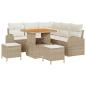 Preview: Garten-Sofa-Set 8 stk. 7-Sitzanzahl Beige und Creme