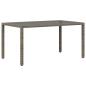 Preview: Outdoor-Essgruppe 7 stk. Grau Poly-Rattan