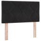 Preview: Boxspringbett mit Matratze Schwarz 80 x 200 cm Samt