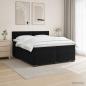 Preview: Boxspringbett mit Matratze und LED Schwarz 200 x 200 cm Samt