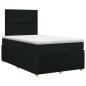 Preview: Boxspringbett mit Matratze Schwarz 120 x 200 cm Stoff