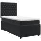 Preview: Boxspringbett mit Matratze Schwarz 80 x 200 cm Samt