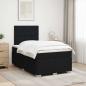 Preview: Boxspringbett mit Matratze Schwarz 120 x 190 cm Stoff