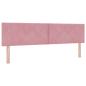 Preview: Aufbewahrungsbett mit Kopfteil 2 Stk. Rosa
