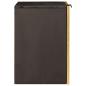 Preview: Badezimmerschrank mit Regal Schwarz und Gold 38 x 33 x 48 cm
