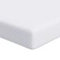 Preview: Matratzentopper aus Memory-Schaum 70 x 200 cm Thick Weich Weiß