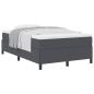 Preview: Boxspringbett Dunkelgrau 120 x 200 cm Cordstoff