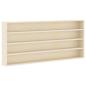 Preview: ARDEBO.de - Wanddisplay-Case Wandhalterung Beige 80 x 8,5 x 36 cm