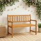 Preview: ARDEBO.de - Gartenbank 2-Sitzanzahl 110 x 55 x 90 cm Massivholz Akazie