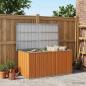 Preview: ARDEBO.de - Außenlagerbox Holz 129 x 67 x 65 cm Verzinkter Stahl
