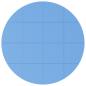Preview: Pool Bodenschutzmatte 16 stk. Ø 235 cm Rund EVA-Schaum Blau