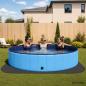 Preview: ARDEBO.de - Pool Bodenschutzmatte 49 stk. Ø 408 cm Rund EVA-Schaum Schwarz