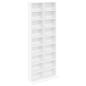 Preview: CD Regal 2 Stk. Wei? 33 x 23,5 x 175 cm Holzwerkstoff