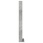 Preview: CD Regal Betongrau 33 x 23,5 x 175 cm Holzwerkstoff