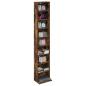 Preview: CD Regal Raucheiche 33 x 23,5 x 175 cm Holzwerkstoff