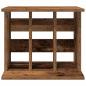 Preview: Vinyl Plattenaufbewahrung Altholz 42 x 33 x 36 cm Holzwerkstoff