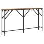 Preview: Konsolentisch Altholz 140 x 23 x 75 cm Schichtholz und Metall