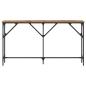 Preview: Konsolentisch Altholz 140 x 23 x 75 cm Schichtholz und Metall