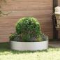 Preview: ARDEBO.de - Pflanzenring Silber 80 x 80 x 20 cm Edelstahl