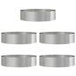Preview: Pflanzenring 5 Stk. Silber 80 x 80 x 20 cm Edelstahl