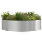 Preview: Pflanzenring 5 Stk. Silber 80 x 80 x 20 cm Edelstahl