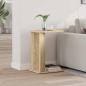 Preview: ARDEBO.de - Beistelltisch Sonoma-Eiche 35 x 25 x 50 cm Holzwerkstoff