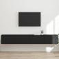 Preview: ARDEBO.de - TV-Wandschrank 2 stk. Schwarz Holzwerkstoff