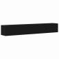 Preview: TV-Wandschrank 2 stk. Schwarz Holzwerkstoff