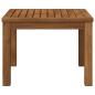 Preview: Couchtisch Natur 49 x 48,5 x 36 cm Massivholz Akazie