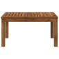 Preview: Couchtisch Natur 49 x 68,5 x 36 cm Massivholz Akazie