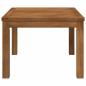 Preview: Couchtisch Natur 49 x 68,5 x 36 cm Massivholz Akazie
