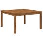 Preview: Couchtisch Natur 80 x 80,5 x 45 cm Massivholz Akazie