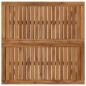 Preview: Couchtisch Natur 80 x 80,5 x 45 cm Massivholz Akazie