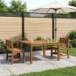 Preview: Couchtisch Natur 100 x 100,5 x 45 cm Massivholz Akazie