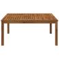 Preview: Couchtisch Natur 100 x 100,5 x 45 cm Massivholz Akazie