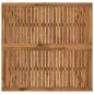 Preview: Couchtisch Natur 100 x 100,5 x 45 cm Massivholz Akazie