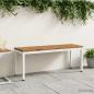 Preview: ARDEBO.de - Gartenbank 108,5 x 35 x 45 cm Massivholz Akazie Rechtwinklig