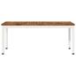 Preview: Gartenbank 108,5 x 35 x 45 cm Massivholz Akazie Rechtwinklig