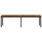Preview: Gartenbank 161 x 35 x 45 cm Massivholz Akazie Rechtwinklig
