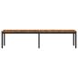Preview: Gartenbank 201 x 35 x 45 cm Massivholz Akazie Rechtwinklig