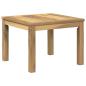 Preview: Couchtisch Weiß 49 x 48,5 x 36 cm Massivholz Akazie