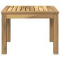 Preview: Couchtisch Weiß 49 x 48,5 x 36 cm Massivholz Akazie