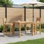 Preview: Couchtisch Weiß 60 x 60,5 x 36 cm Massivholz Akazie