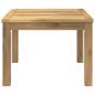Preview: Couchtisch Weiß 60 x 60,5 x 36 cm Massivholz Akazie