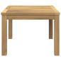 Preview: Couchtisch Weiß 50 x 68,5 x 36 cm Massivholz Akazie