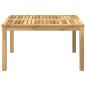 Preview: Couchtisch Weiß 80 x 80,5 x 45 cm Massivholz Akazie