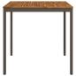 Preview: Gartenbar-Tisch NAARDEN Natur und Kaffee 110 x 108,5 x 105 cm