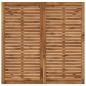 Preview: Gartenbar-Tisch NAARDEN Natur und Kaffee 110 x 108,5 x 105 cm
