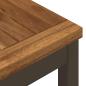 Preview: Gartenbar-Tisch Natur und Kaffee 70 x 68,5 x 105 cm